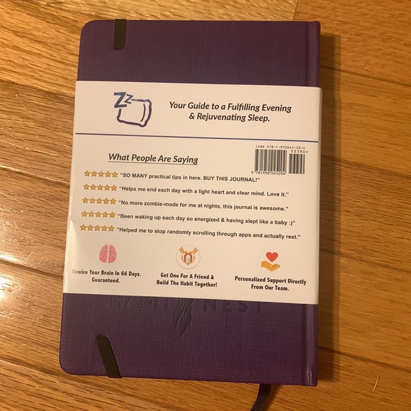 Sleep & Evening Routine Sidekick Journal.  Hardcover book.  New. - Picture 2 of 2